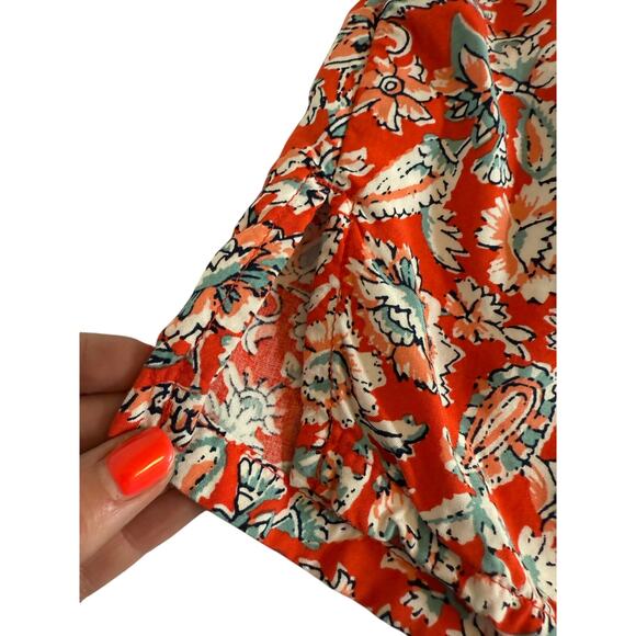 Old Navy Women's Med Tall Boho Floral Sleeveless Lightweight Soft Tank Top - Picture 6 of 11